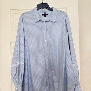 Tommy Hilfiger Blue Striped Women’s Shirt